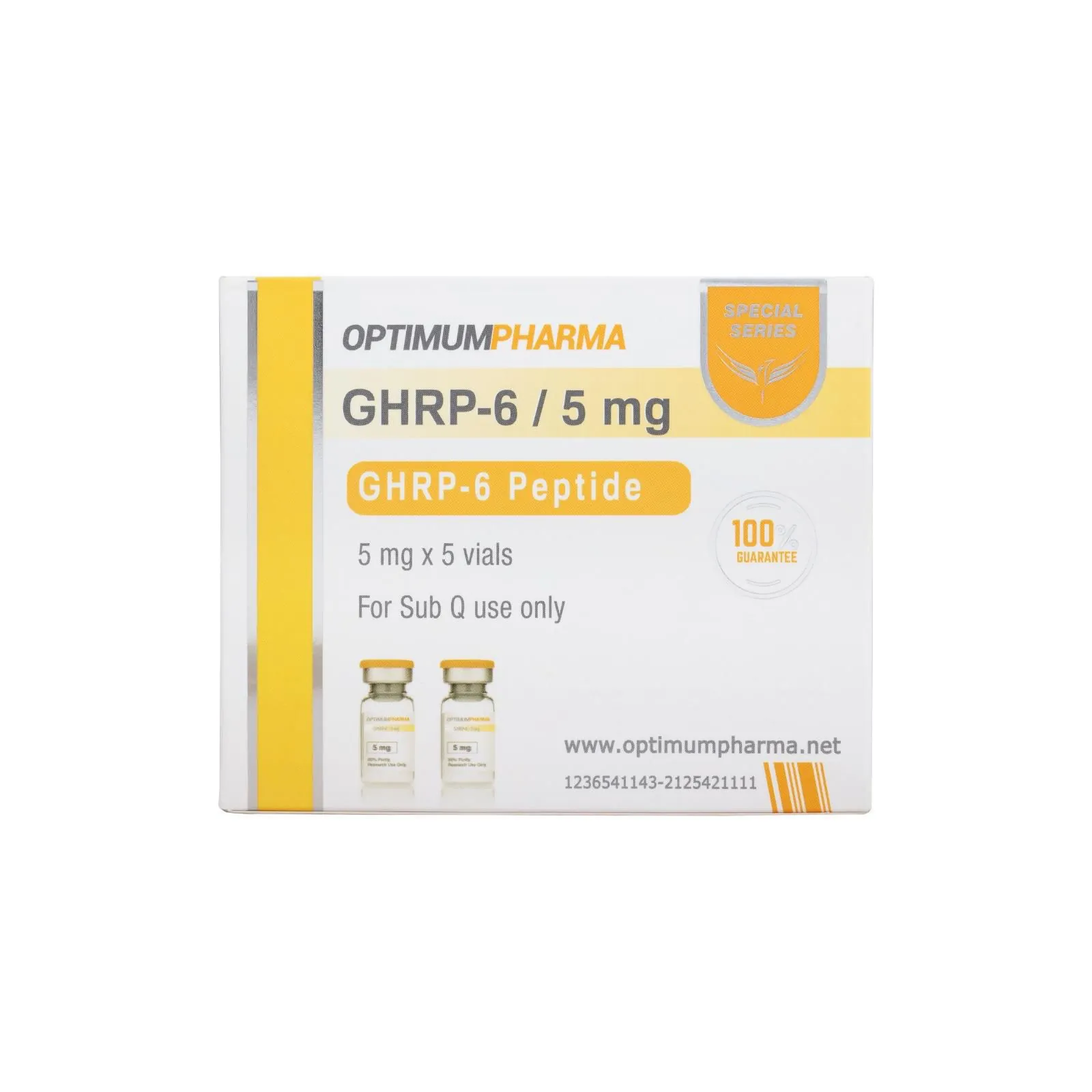 GHRP-6 / 5 mg Optimum Pharma